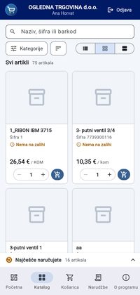 Katalog na mobitelu